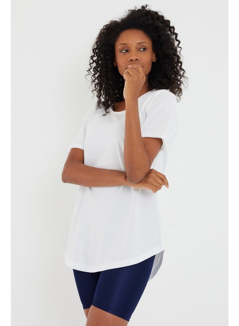 Cool Tarz Cool Style Style Cool Women White Dirty Collar Loose T-SHIRT-XKTCPS001R15S - Image 1